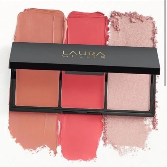 🆕 NWT Laura Geller Made to Multitask Eye Lip Cheek Palette in Think Pink - Picture 1 of 4